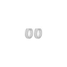 ORECCHINO SCATTINO BAGUETTE IN ARGENTO 925°/°°