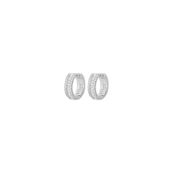 ORECCHINO SCATTINO BAGUETTE IN ARGENTO 925°/°°