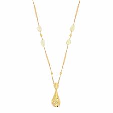 COLLANA GOCCIA MARTELLATA PIETRE DURE E ARGENTO 925°/°°