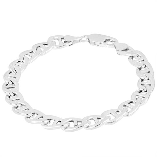 BRACCIALE TRAVERTINA VUOTA IN ARGENTO 925°/°°