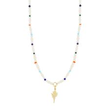 COLLANA BAMBU LAPIS CORALLO MALACHIETE TURC. SOGGETTO ARGENTO925°/°°
