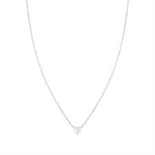 COLLANA CUORE TRE GRIFFE 6MM IN ARGENTO 925°/°°