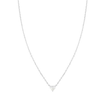 COLLANA CUORE TRE GRIFFE 6MM IN ARGENTO 925°/°°