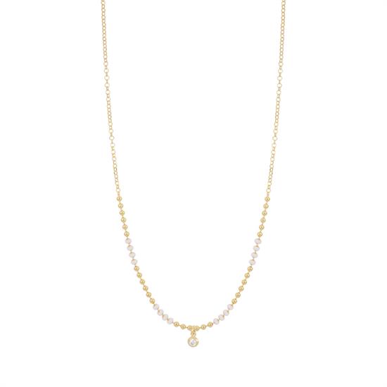 COLLANA PALLINI SMALTATI E LISCI CON SOGGETTO IN ARGENTO 925°/°°