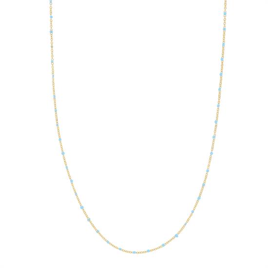 COLLANA FORZATINA E PALLINI SMALTATI IN ARGENTO 925°/°°