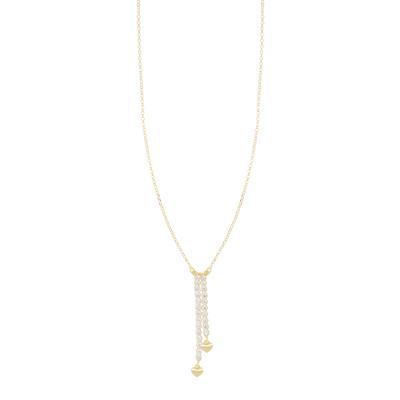 COLLANA DOPPIO FILO PENDENTE ZIRCONI CUORI ARGENTO 925°/°°