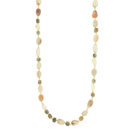 COLLANA PIETRE DURE E ARGENTO 925°/°°