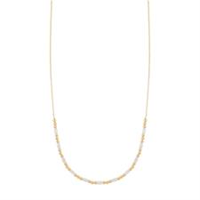 COLLANA PALLINI E PIETRE DURE IN ARGENTO 925°/°°