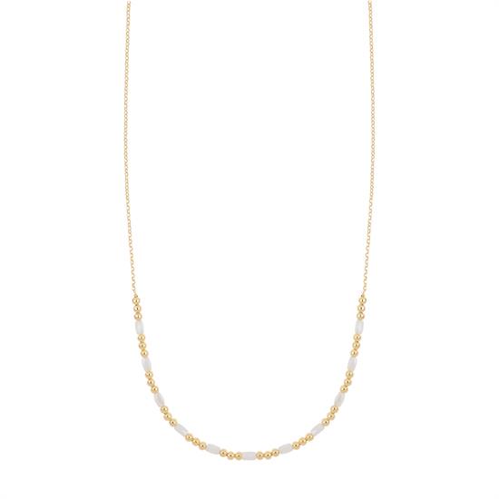 COLLANA PALLINI E PIETRE DURE IN ARGENTO 925°/°°