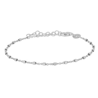 BRACCIALE CATENA CUBOTTI  IN ARGENTO 925°/°°