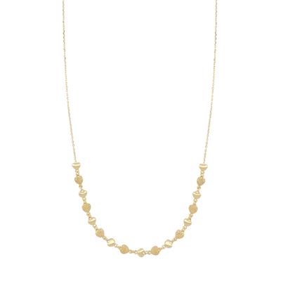 COLLANA MICRO CUORI DIAMANTATI IN ARGENTO 925°/°°