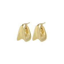 ORECCHINO ELETTROFORMATURA TRIANGOLO TRIDIMENSIONALE ARGENTO 925°/°°