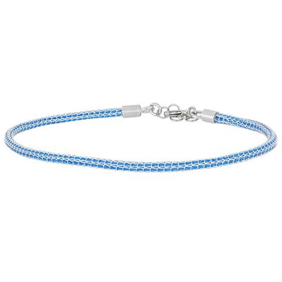 BRACCIALE SAGOLA MARINA E GARZA IN ACCIAIO
