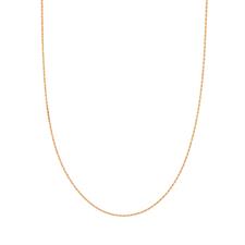 CATENA FUNETTA ROSE' IN ARGENTO 925°/°°