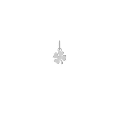 PENDENTE QUADRIFOGLIO MINI LASTRA IN ARGENTO 925°/°°