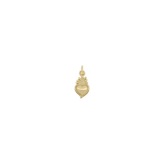 PENDENTE CUORE SACRO SCATOLATO IN ARGENTO 925°/°°