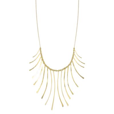 COLLANA ROLLO E SFERE CON FILI PENDENTI IN ARGENTO 925°/°°