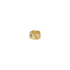 ANELLO FASCIONE RIGATO LAVORATO IN ARGENTO 925°/°°