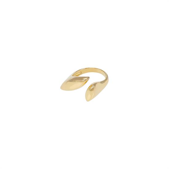 ANELLO CONTRARIE OVALI DUE MISURE IN ARGENTO 925°/°°
