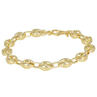 BRACCIALE MAGLIE MARINE 8MM IN ARGENTO 925°/°°