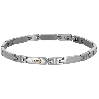 BRACCIALE ECO CON ANCORA IN ACCIAIO