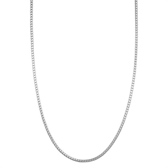 COLLANA CATENA VENEZIANA 3MM IN ACCIAIO 50+5CM