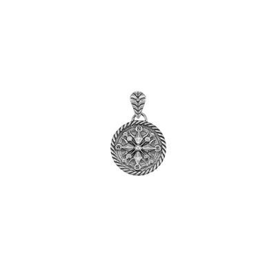 PENDENTE ROSA DEI VENTI IN ARGENTO 925°/°°