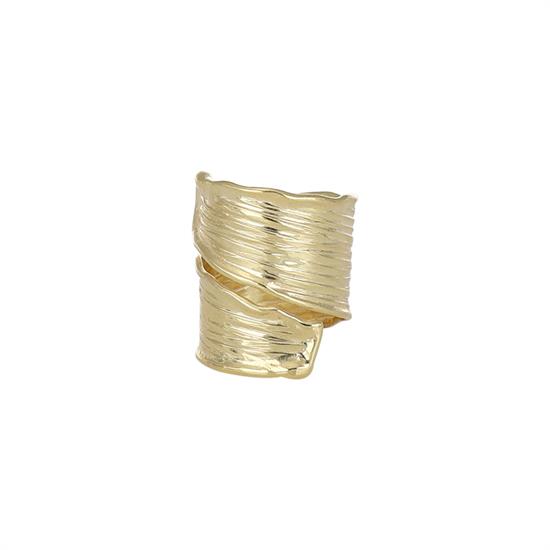 ANELLO FASCIA CONTRARIE' RIGATA IN ARGENTO 925°/°°