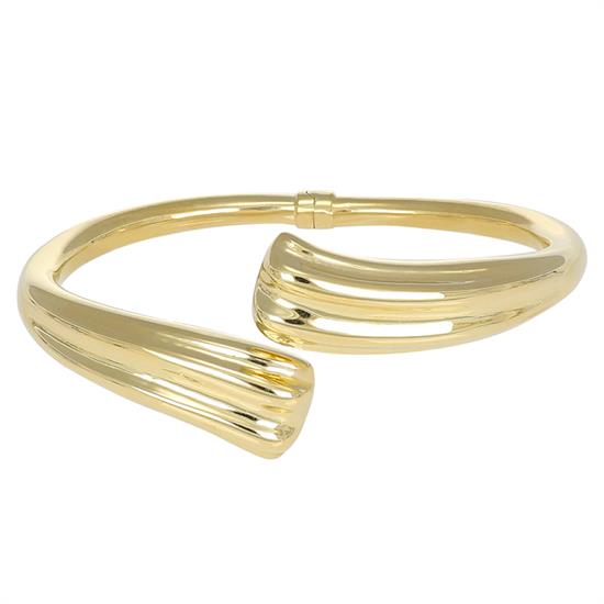 BRACCIALE MANETTA ELETTROFOR.CONTRARIE SCATTO RIGATO ARGENTO 925°/°°