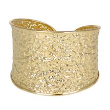 BRACCIALE MANETTA MARTELLATA GRANDE IN ARGENTO 925°/°°