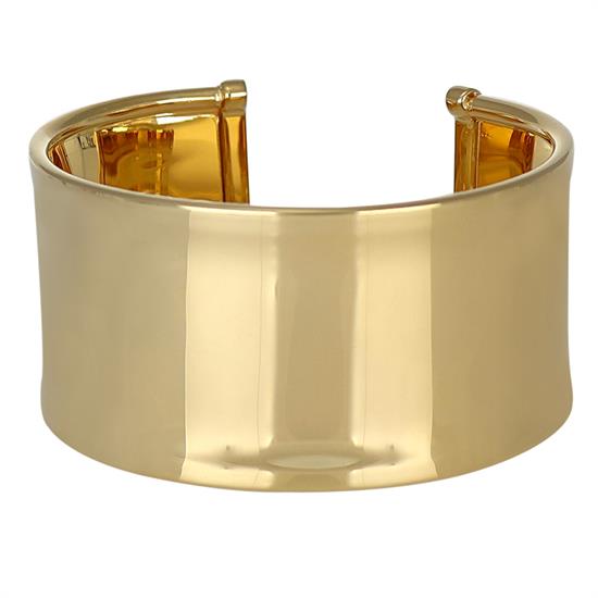 BRACCIALE MANETTA LISCIA GRANDE 35MM IN ARGENTO 925°/°°