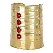 BRACCIALE MANETTA MAXI CON PIETRE IN ARGENTO 925°/°°