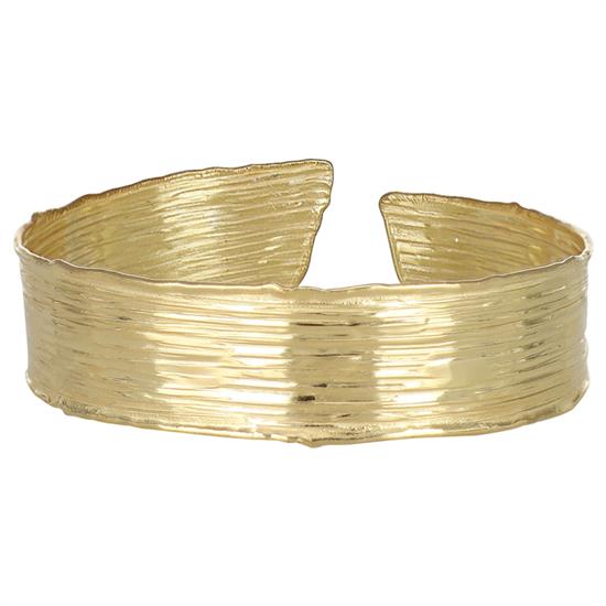 BRACCIALE MANETTA RIGATA ARMONICA 16MM IN ARGENTO 925°/°°