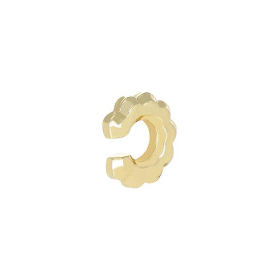 ORECCHINO MONO EARCUFF ELETTROFORMATURA FIORE MIS3 ARGENTO 925°/°°