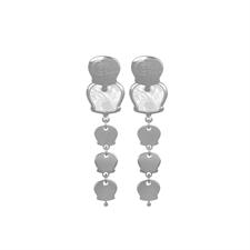 ORECCHINO SCALARI CAMPANELLE SCRITTA CAPRI MADREPERLA ARGENTO925°/°°