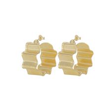 ORECCHINO CERCHIO RIGIDA SIMIL ARMONICA 12MM IN ARGENTO 925°/°°