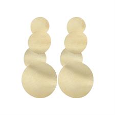 ORECCHINO MULTI TONDI SATINATI MIX MISURE PENDENTE ARGENTO 925°/°°