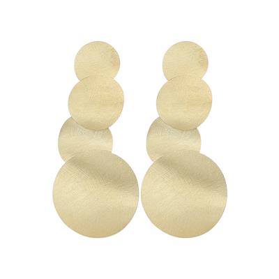 ORECCHINO MULTI TONDI SATINATI MIX MISURE PENDENTE ARGENTO 925°/°°