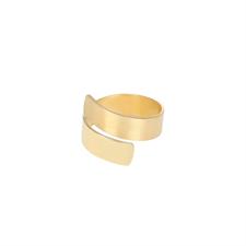 ANELLO CONTRARIE LISCIO E SATINATO IN ARGENTO 925°/°°