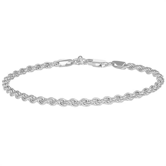 BRACCIALE FUNETTA 3MM IN ARGENTO 925°/°°