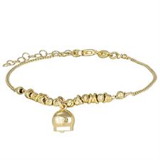 BRACCIALE CAMPANELLA 1°MIS CATENA GROUMETTA IN ARGENTO 925°/°°