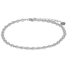 BRACCIALE MULTI TONDI CIPOLLINA 2MM ZIRCONATI IN ARGENTO 925°/°°