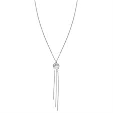 COLLANA MADREPERLA CAMPANELLA SCRITTA CAPRI A Y IN ARGENTO 925°/°°