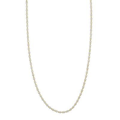 COLLANA MULTI TONDI CIPOLLINA ZIRCONATI DORATO IN ARGENTO 925°/°°