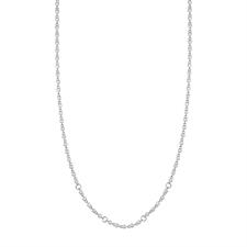 COLLANA MULTI TONDI ZIRCONI 2MM CON TONDI SALDATI IN ARGENTO 925°/°°