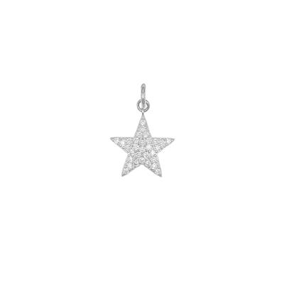 PENDENTE STELLA ZIRCONATA IN ARGENTO 925°/°°