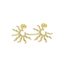 ORECCHINO MEZZO SOLE FILO IN ARGENTO 925°/°°