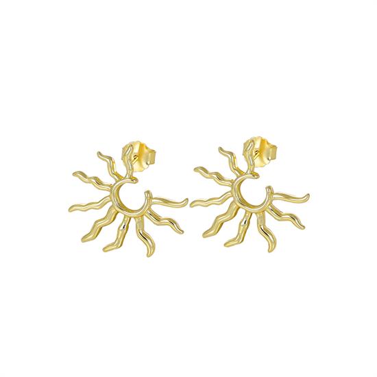 ORECCHINO MEZZO SOLE FILO IN ARGENTO 925°/°°