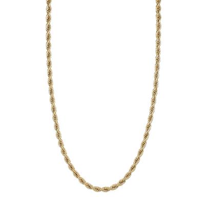 CATENA FUNETTA DORATA MM5 IN ACCIAIO