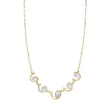 COLLANA RICCIOLI CON PIETRE IN ARGENTO 925°/°°